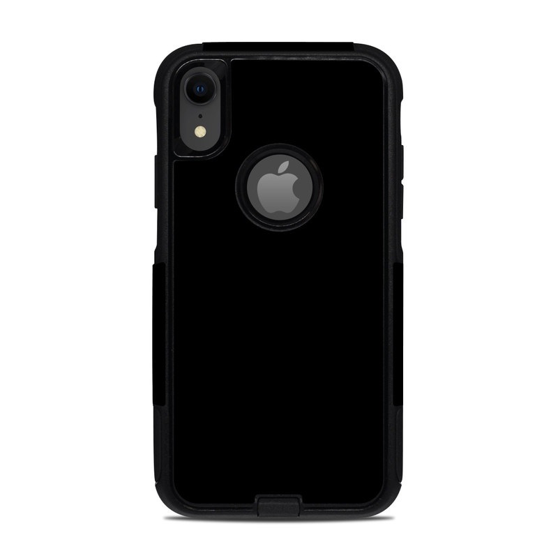 OtterBox Commuter iPhone XR Case Skin - Solid State Black (Image 1)