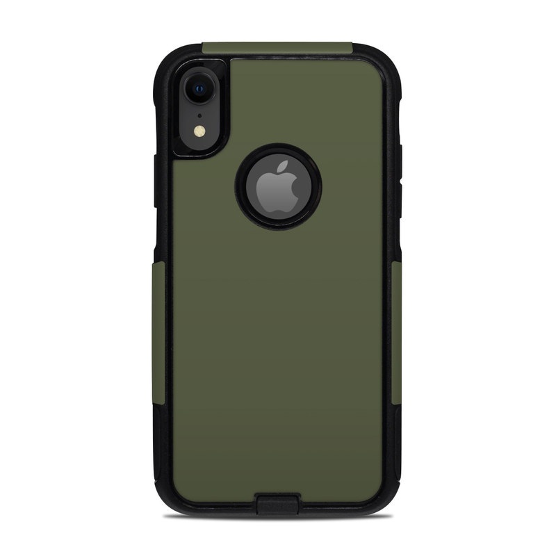 OtterBox Commuter iPhone XR Case Skin - Solid State Olive Drab (Image 1)