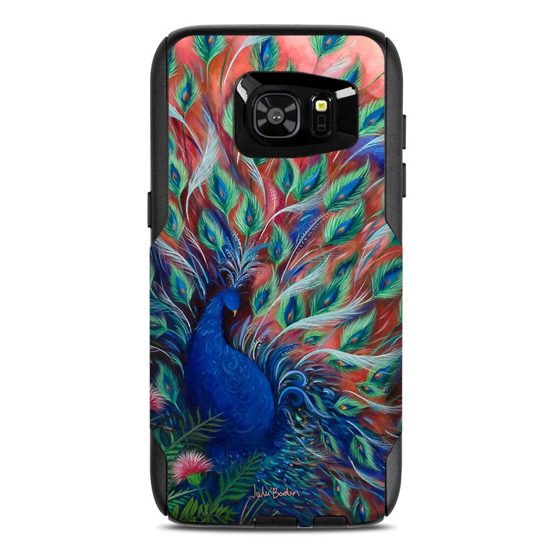 OtterBox Commuter Galaxy S7 Edge Case Skin - Coral Peacock (Image 1)