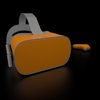 Oculus Go Skin - Solid State Orange (Image 6)