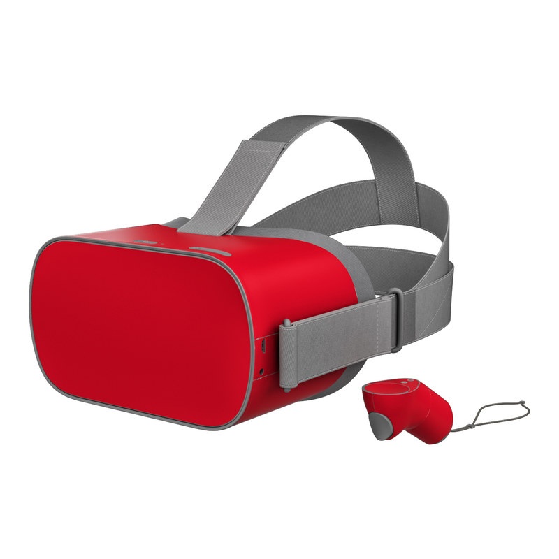 Oculus Go Skin - Solid State Red (Image 2)