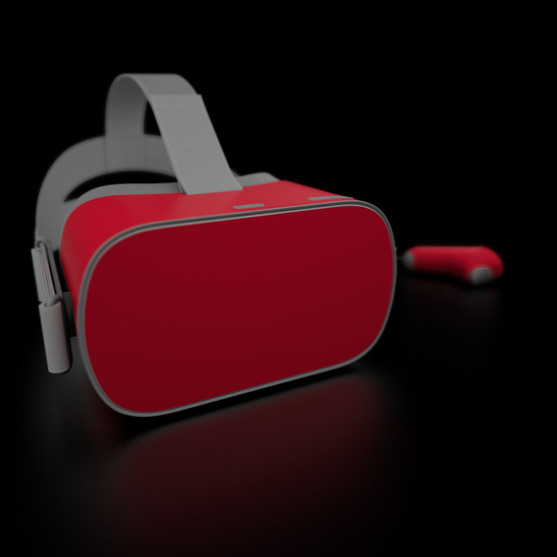 Oculus Go Skin - Solid State Red (Image 6)