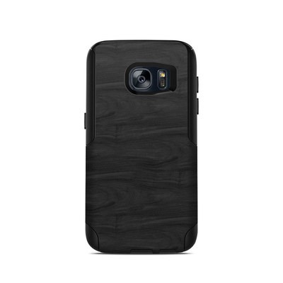 OtterBox Commuter Galaxy S7 Case Skin - Black Woodgrain