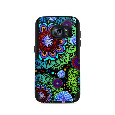 OtterBox Commuter Galaxy S7 Case Skin - Funky Floratopia