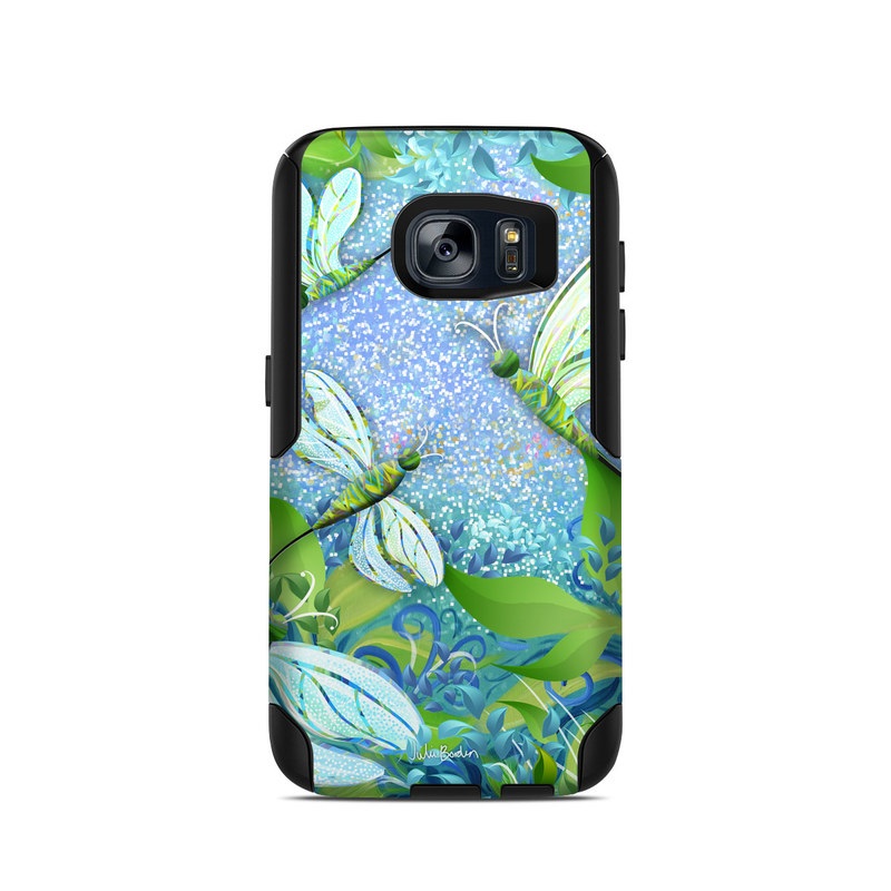 OtterBox Commuter Galaxy S7 Case Skin - Dragonfly Fantasy (Image 1)