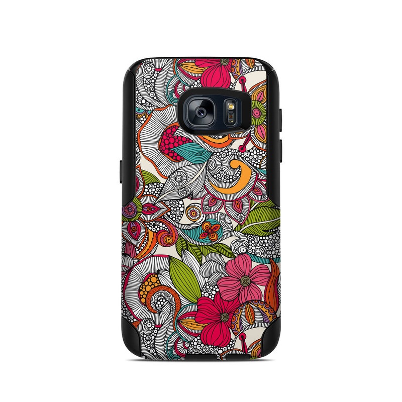 OtterBox Commuter Galaxy S7 Case Skin - Doodles Color (Image 1)