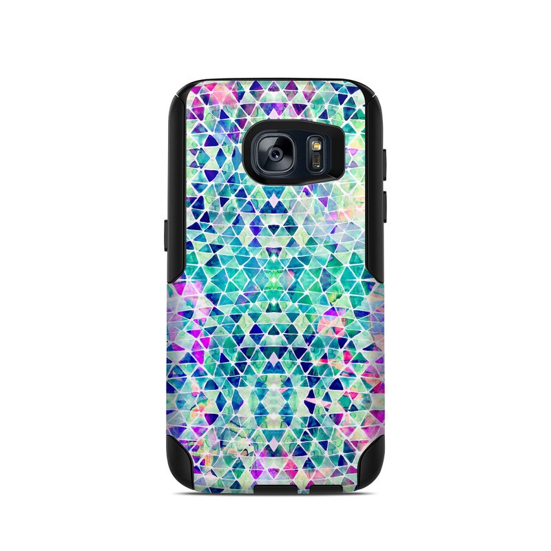 OtterBox Commuter Galaxy S7 Case Skin - Pastel Triangle (Image 1)