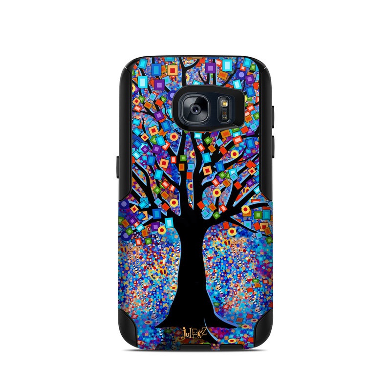 OtterBox Commuter Galaxy S7 Case Skin - Tree Carnival (Image 1)