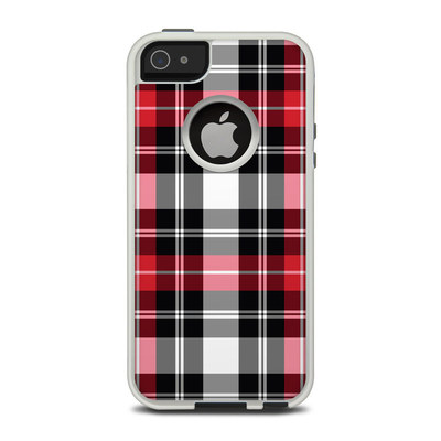 OtterBox Commuter iPhone 5 Case Skin - Red Plaid