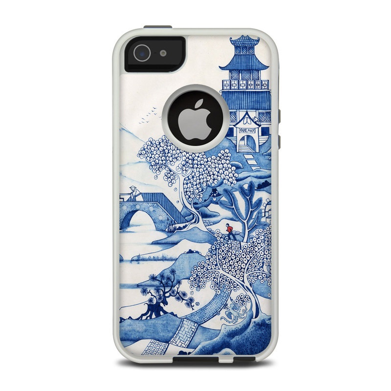 OtterBox Commuter iPhone 5 Case Skin - Blue Willow (Image 1)
