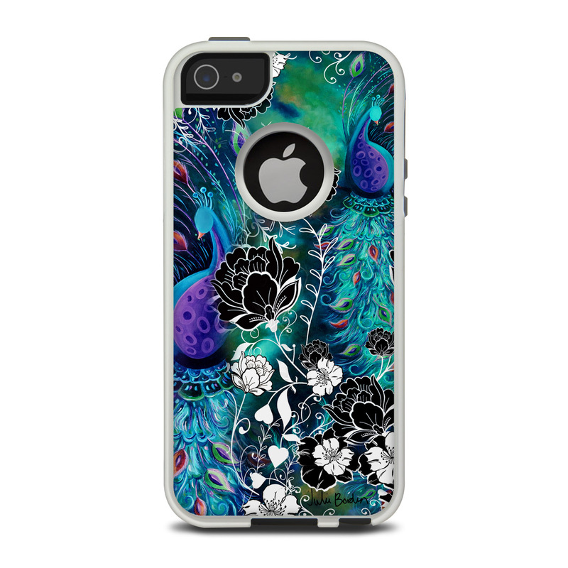 OtterBox Commuter iPhone 5 Case Skin - Peacock Garden by Juleez | DecalGirl