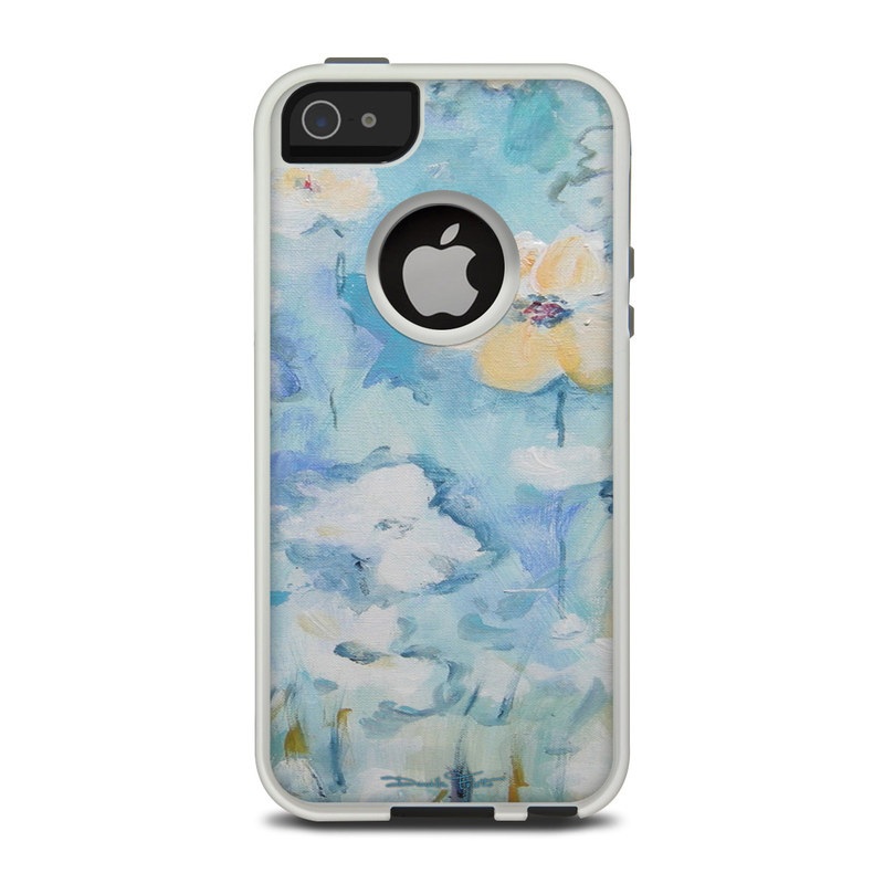 OtterBox Commuter iPhone 5 Case Skin - White & Blue (Image 1)