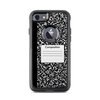 OtterBox Commuter iPhone 7 Case Skin - Composition Notebook