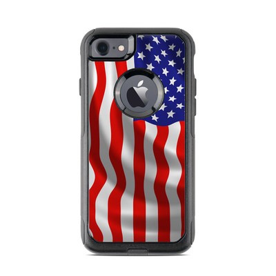 OtterBox Commuter iPhone 7 Case Skin - USA Flag