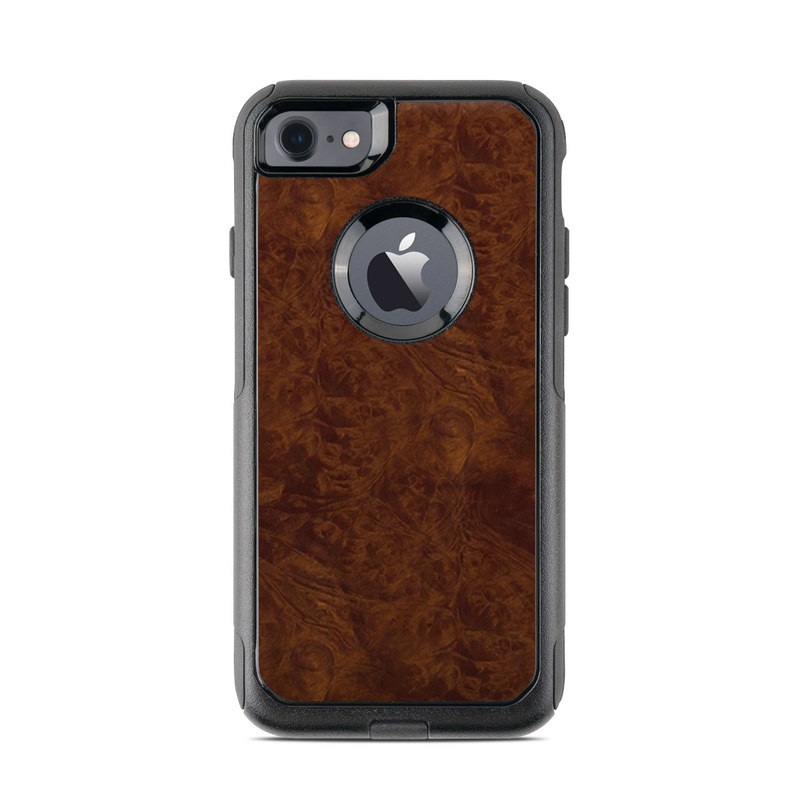 OtterBox Commuter iPhone 7 Case Skin - Dark Burlwood (Image 1)