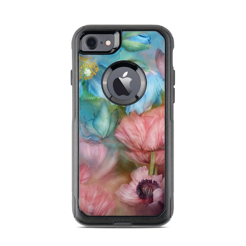 OtterBox Commuter iPhone 7 Case Skin - Poppy Garden (Image 1)