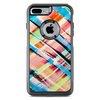 OtterBox Commuter iPhone 7 Plus Case Skin - Check Stripe (Image 1)