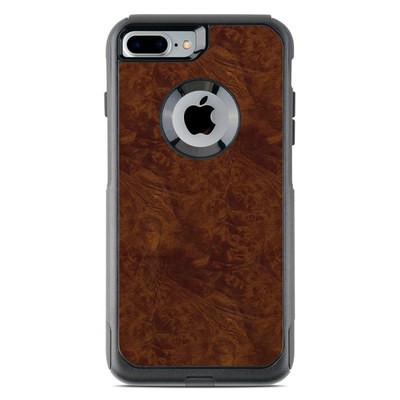 OtterBox Commuter iPhone 7 Plus Case Skin - Dark Burlwood