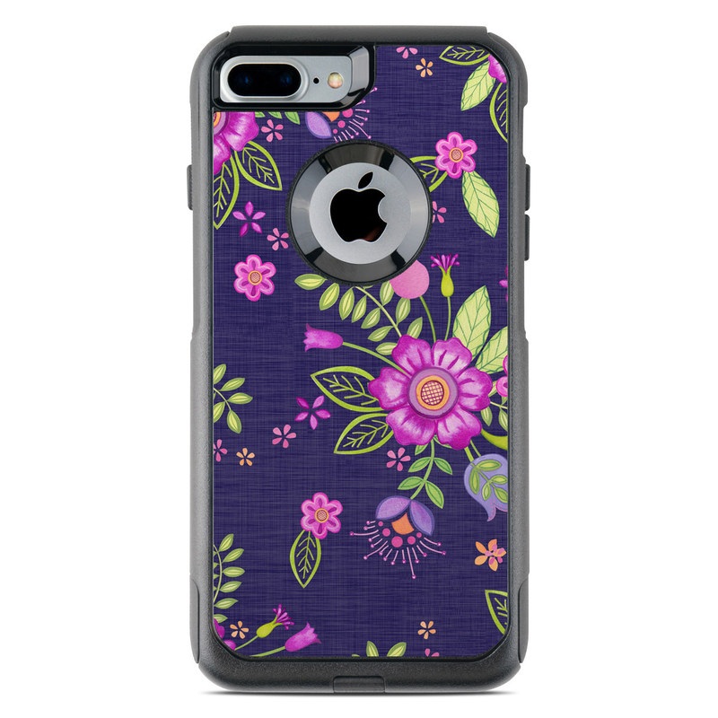 OtterBox Commuter iPhone 7 Plus Case Skin - Folk Floral (Image 1)