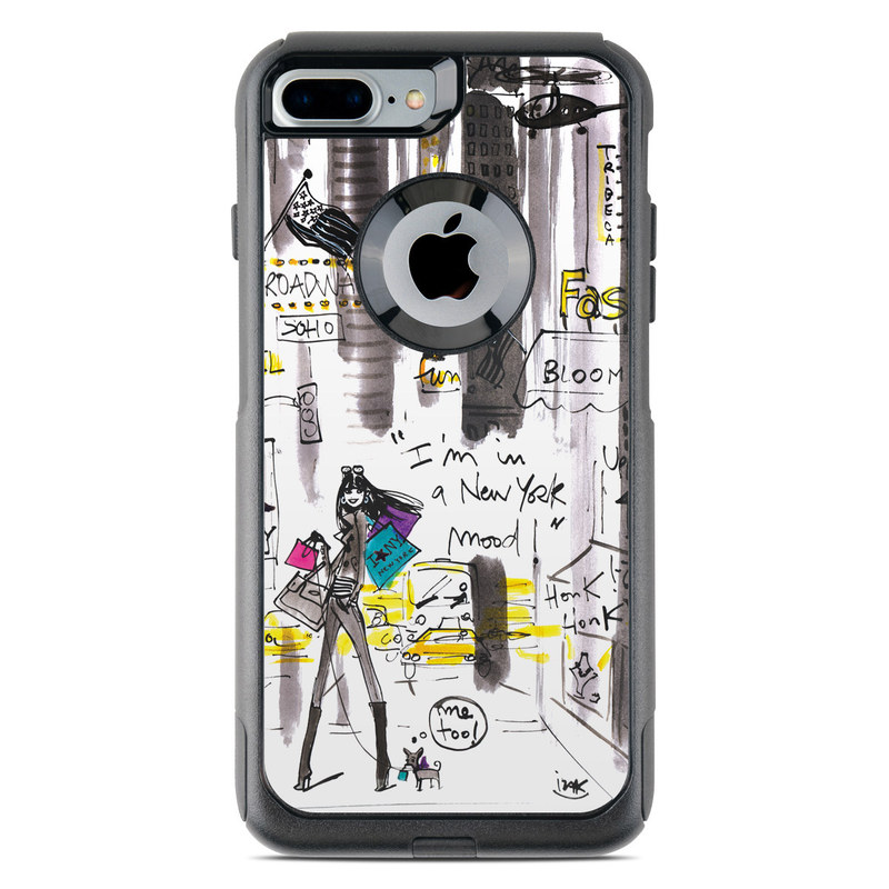 OtterBox Commuter iPhone 7 Plus Case Skin - My New York Mood (Image 1)
