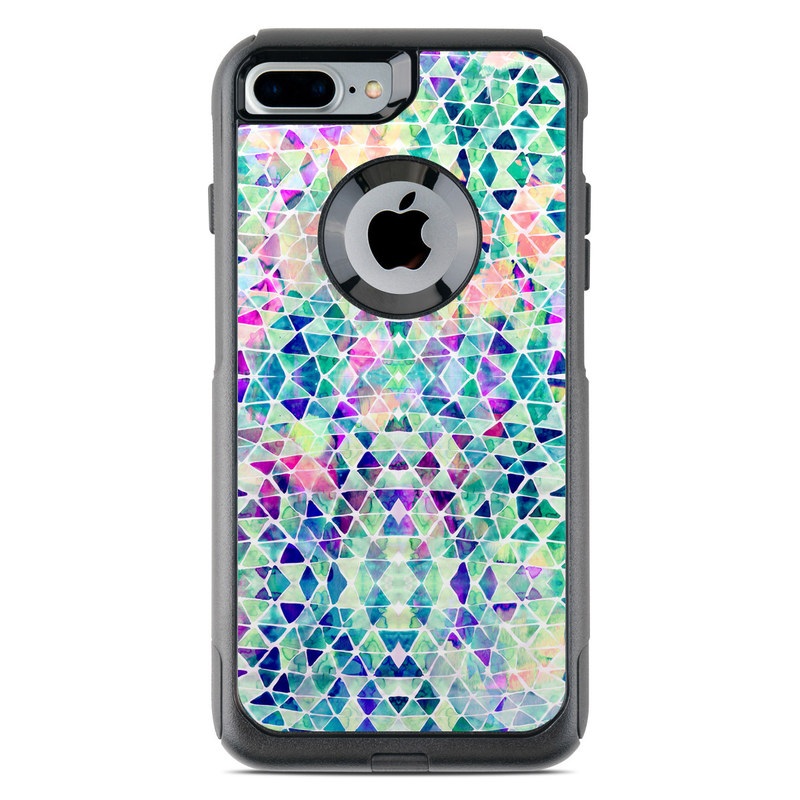 OtterBox Commuter iPhone 7 Plus Case Skin - Pastel Triangle (Image 1)