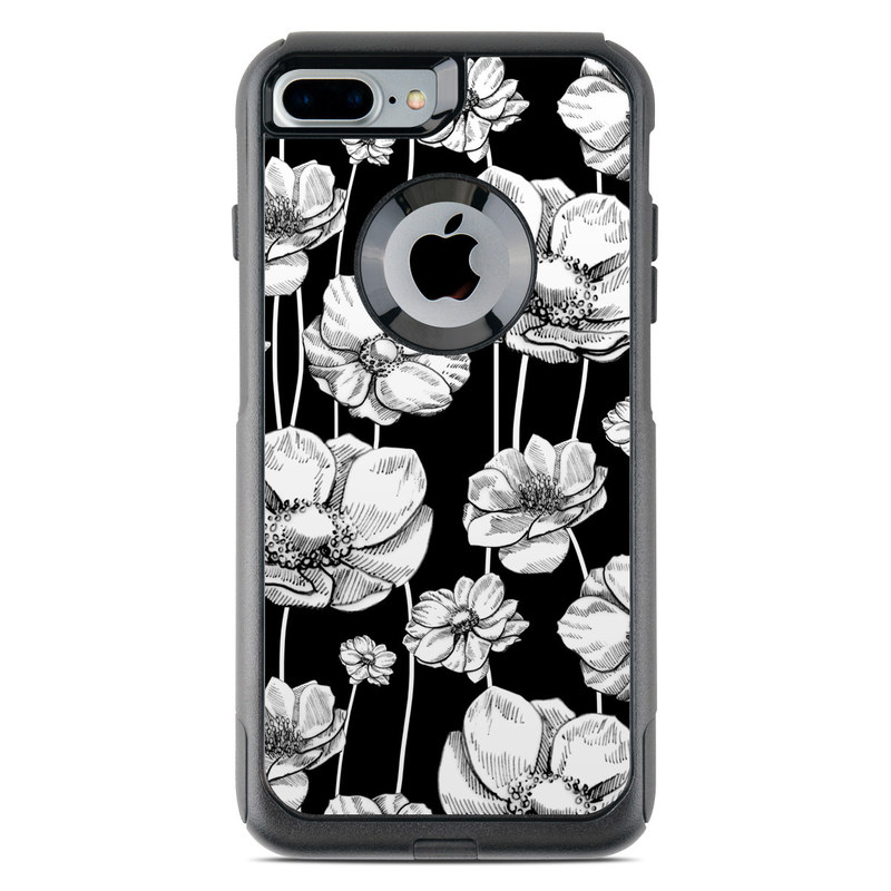 OtterBox Commuter iPhone 7 Plus Case Skin - Striped Blooms (Image 1)