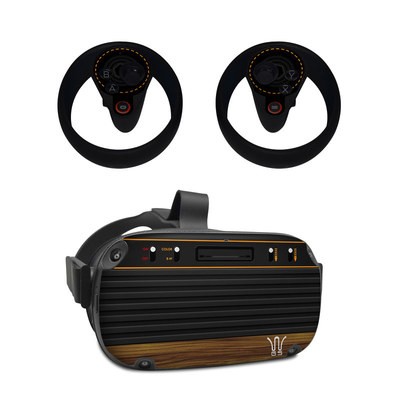 Oculus Quest Skin - Wooden Gaming System