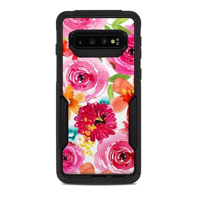 OtterBox Commuter Galaxy S10 Case Skin - Floral Pop