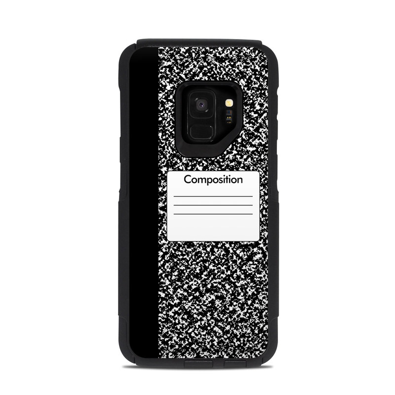 OtterBox Commuter Galaxy S9 Case Skin - Composition Notebook (Image 1)