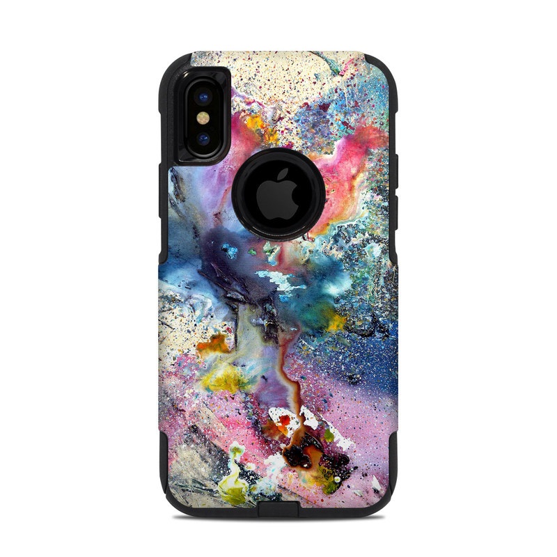 OtterBox Commuter iPhone X-XS Case Skin - Cosmic Flower (Image 1)