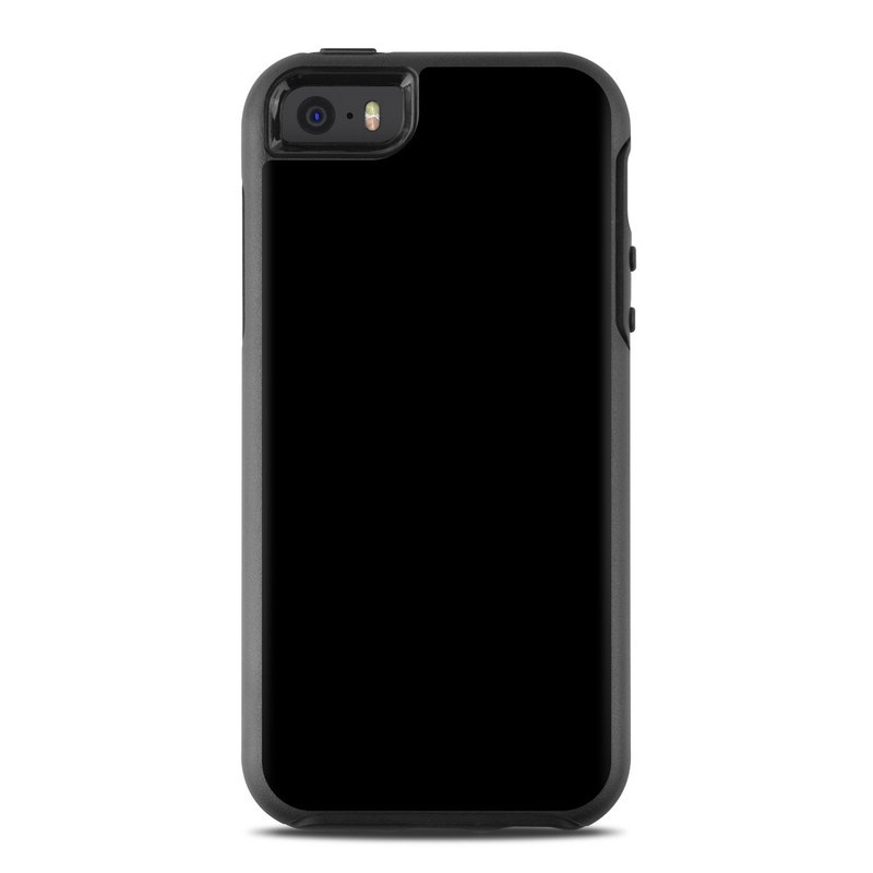 OtterBox Symmetry iPhone SE Case Skin - Solid State Black (Image 1)