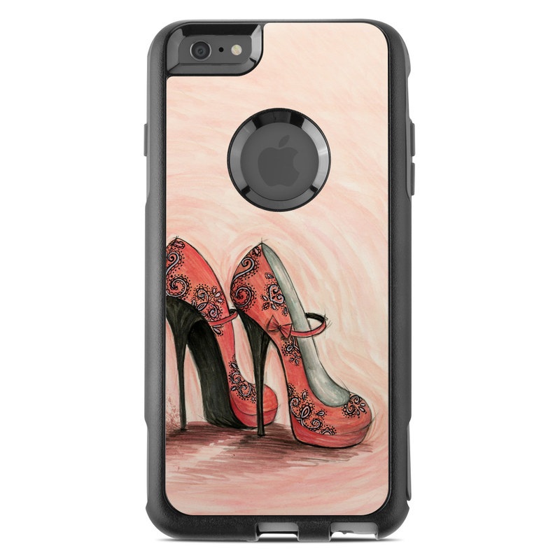 OtterBox Commuter iPhone 6 Plus Case Skin - Coral Shoes (Image 1)