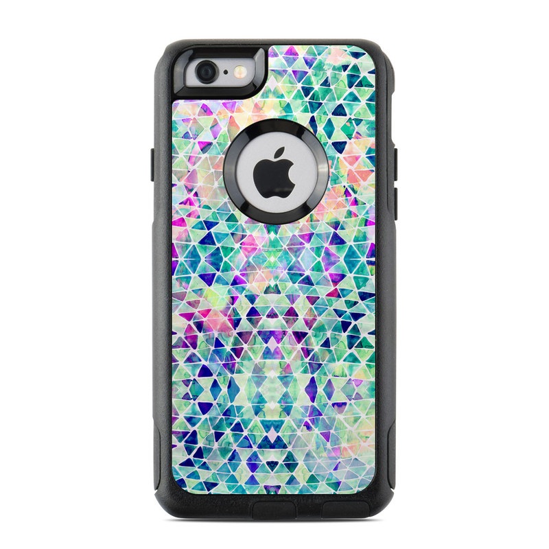 OtterBox Commuter iPhone 6 Case Skin - Pastel Triangle (Image 1)