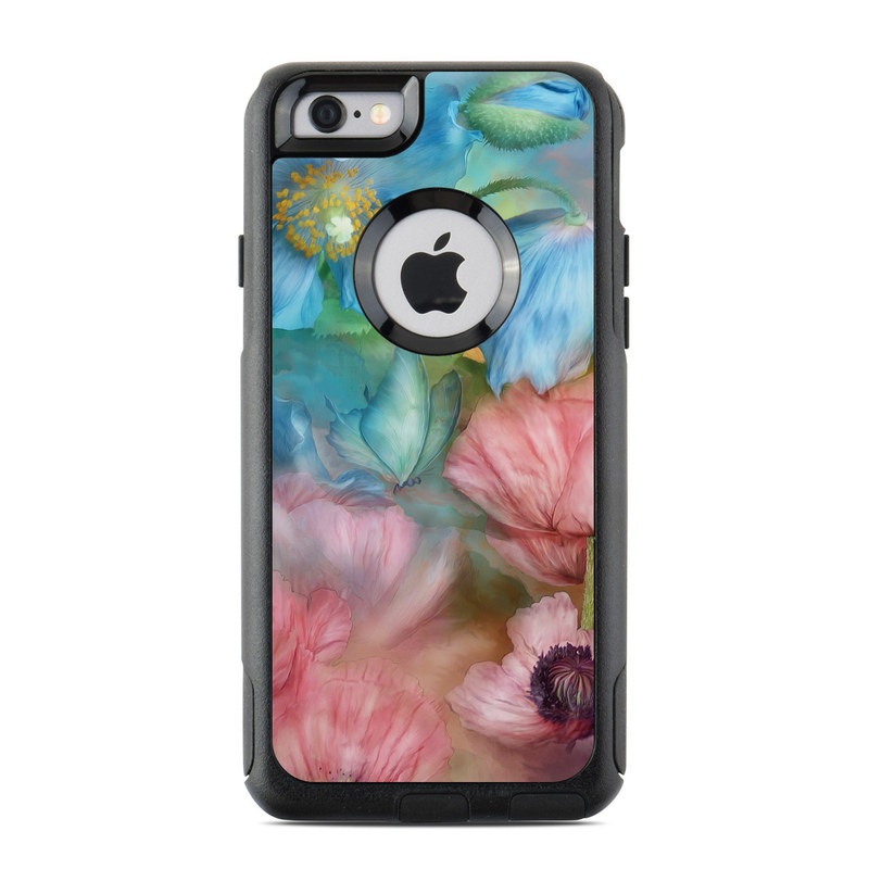 OtterBox Commuter iPhone 6 Case Skin - Poppy Garden (Image 1)