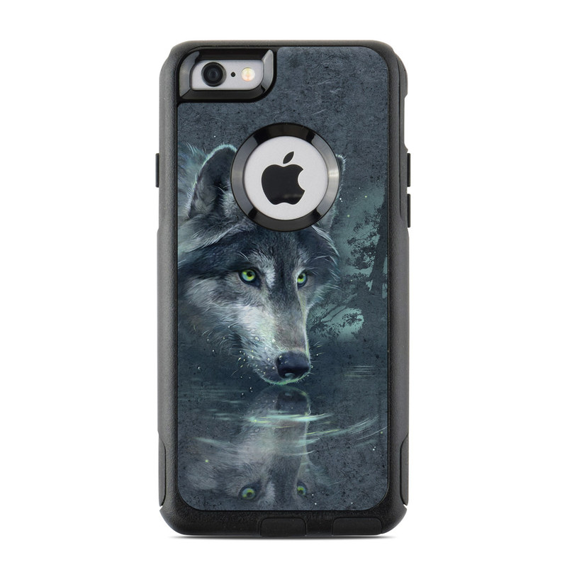 OtterBox Commuter iPhone 6 Case Skin - Wolf Reflection (Image 1)