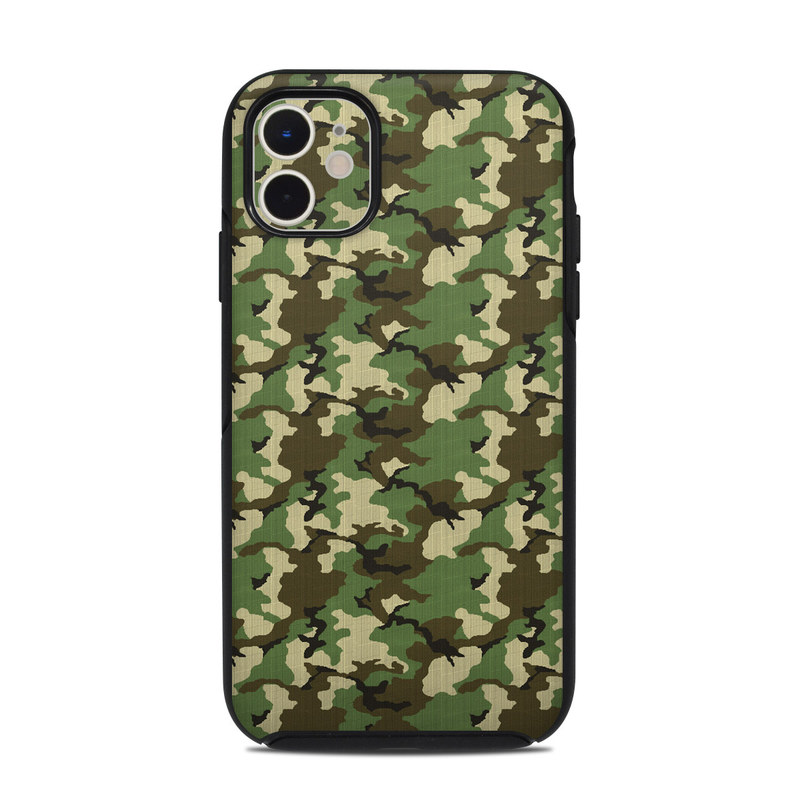 OtterBox Symmetry iPhone 11 Case Skin - Woodland Camo by Camo | DecalGirl