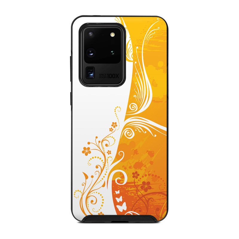 OtterBox Symmetry Galaxy S20 Ultra Case Skin - Orange Crush (Image 1)