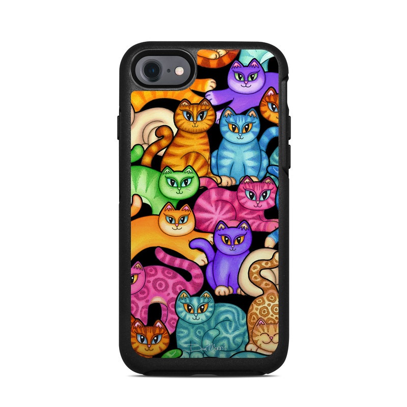 OtterBox Symmetry iPhone 7 Case Skin - Colorful Kittens (Image 1)