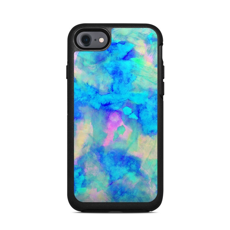 OtterBox Symmetry iPhone 7 Case Skin - Electrify Ice Blue (Image 1)