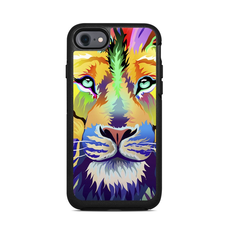 OtterBox Symmetry iPhone 7 Case Skin - King of Technicolor (Image 1)