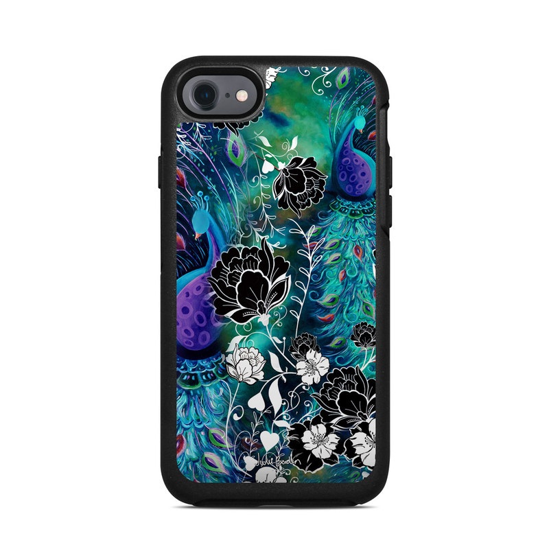 OtterBox Symmetry iPhone 7 Case Skin - Peacock Garden (Image 1)