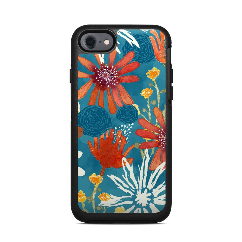 OtterBox Symmetry iPhone 7 Case Skin - Sunbaked Blooms (Image 1)