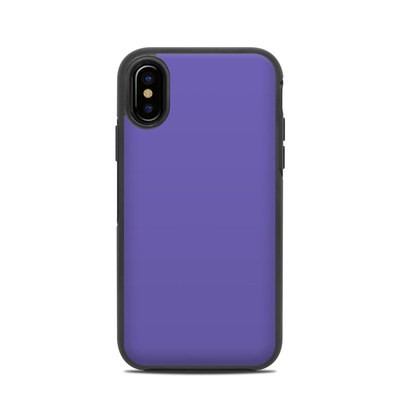OtterBox Symmetry iPhone X Case Skin - Solid State Purple