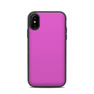 OtterBox Symmetry iPhone X Case Skin - Solid State Vibrant Pink