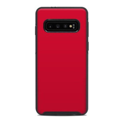 OtterBox Symmetry Galaxy S10 Case Skin - Solid State Red