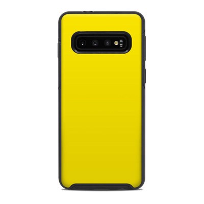 OtterBox Symmetry Galaxy S10 Case Skin - Solid State Yellow