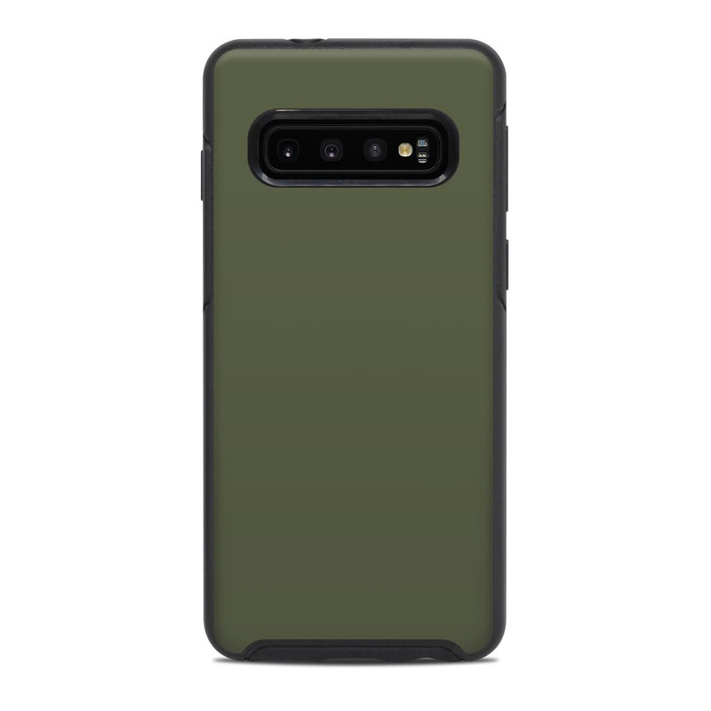 OtterBox Symmetry Galaxy S10 Case Skin - Solid State Olive Drab (Image 1)