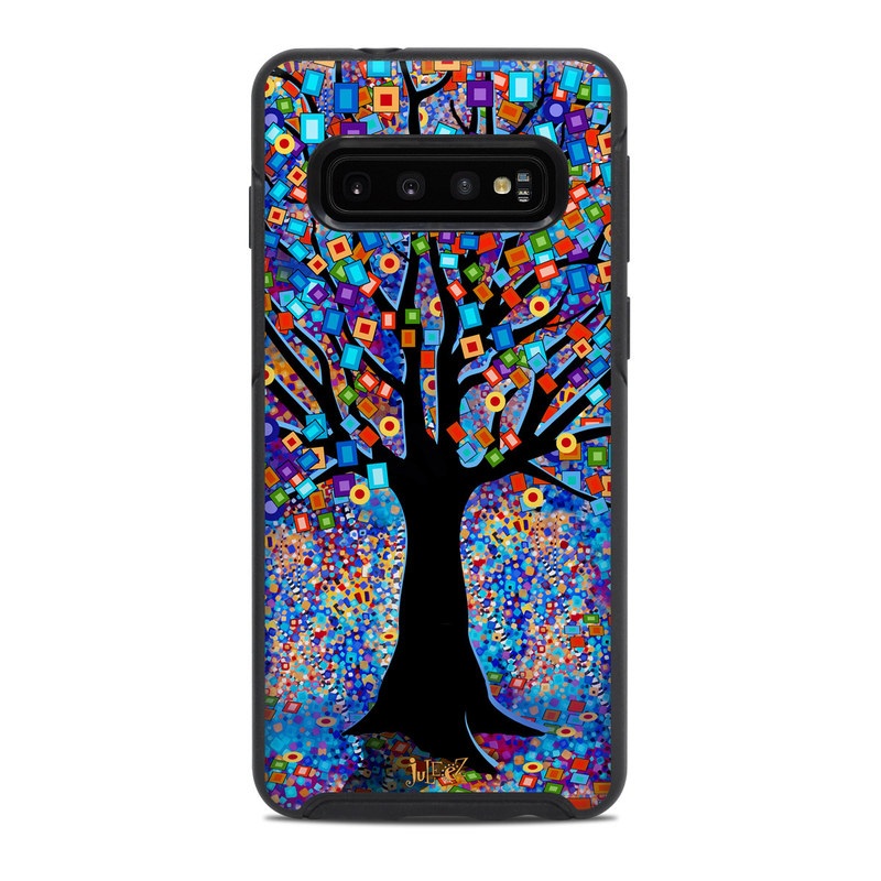 OtterBox Symmetry Galaxy S10 Case Skin - Tree Carnival (Image 1)