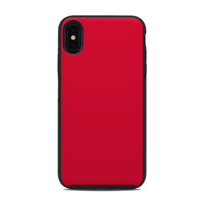 OtterBox Symmetry iPhone XS Max Case Skin - Solid State Red