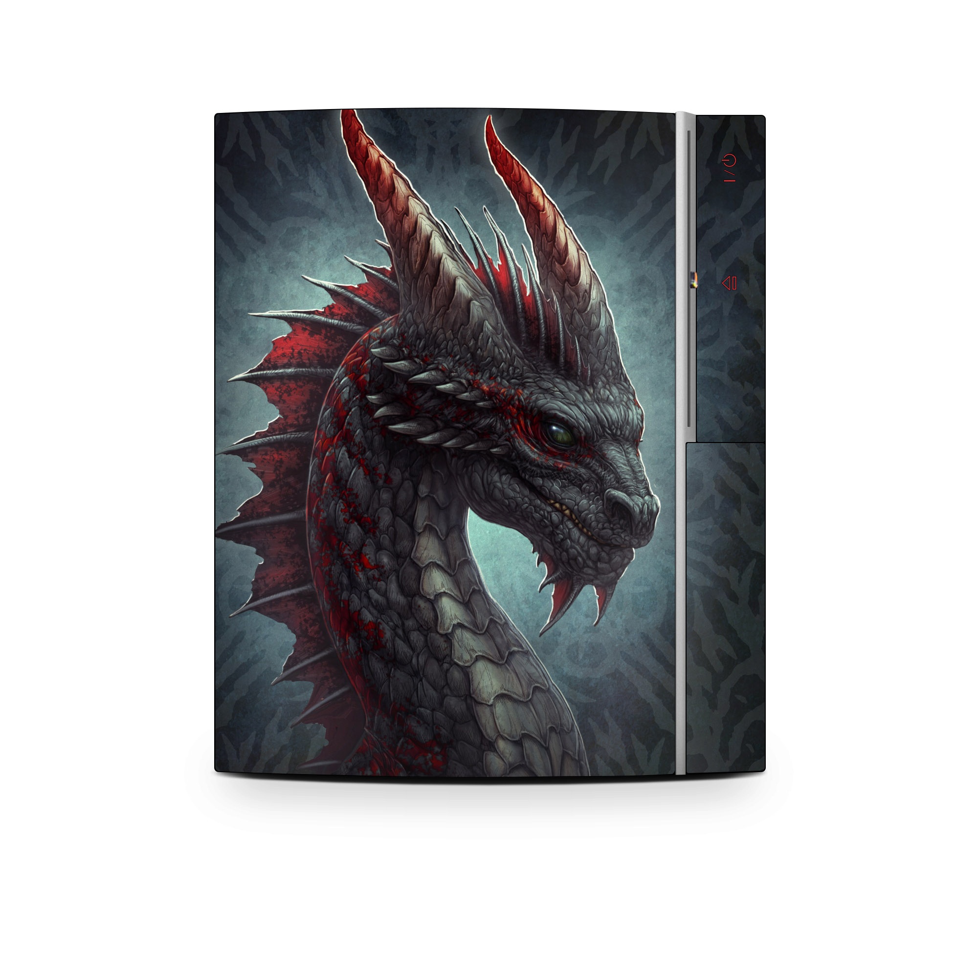 PS3 Skin - Black Dragon (Image 1)